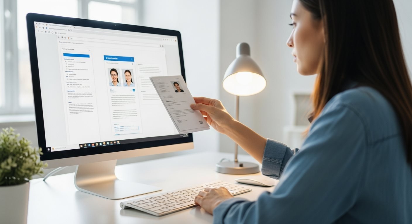 Person uploading documents and photos for online Tanzania eVisa application